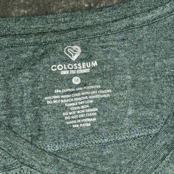 Colosseum Michigan State Spartans T-Shirt Women Medium Green Cotton Short Sleeve - Picture 7 of 7